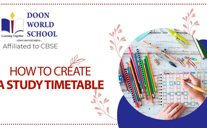How to Create a Study Timetable