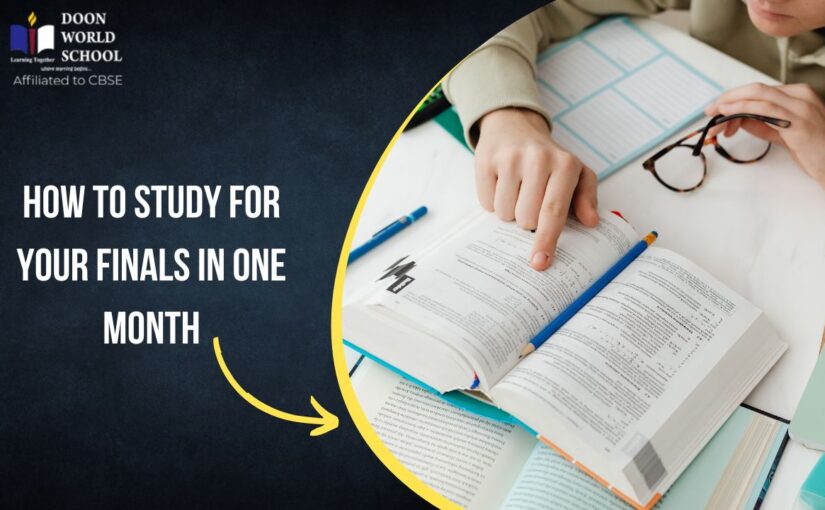 How to Study for Your Finals in One Month